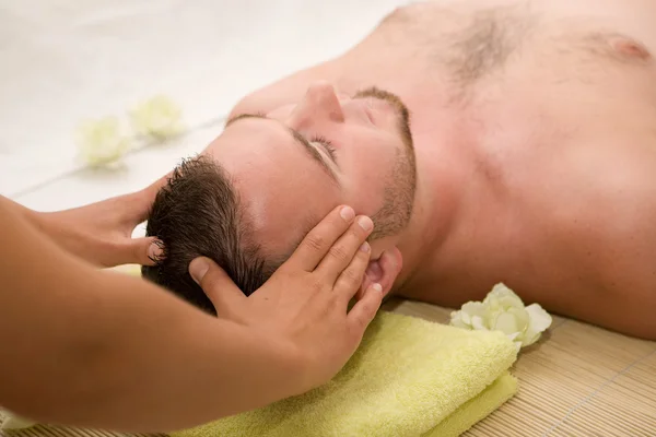 Man in massage — Stock Photo, Image