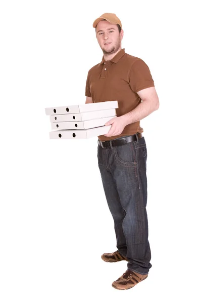 Dodávka pizzy — Stock fotografie