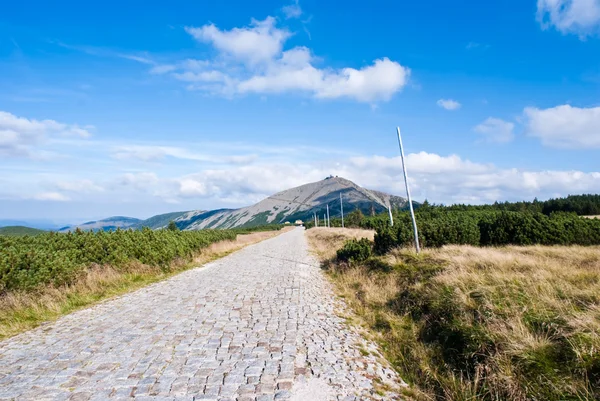 stock image Mountain road to the top