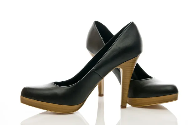 Dámské boty na vysokých podpatcích — Stock fotografie