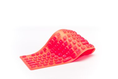 Magenta flexible keyboard