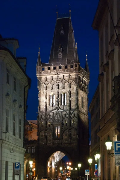 Prague by night — Stock Photo, Image