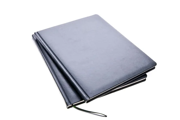 Dua notebook pada latar belakang putih — Stok Foto