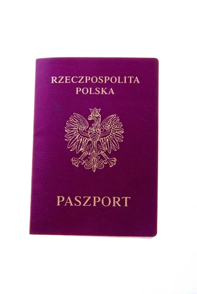 stock image Polish passport