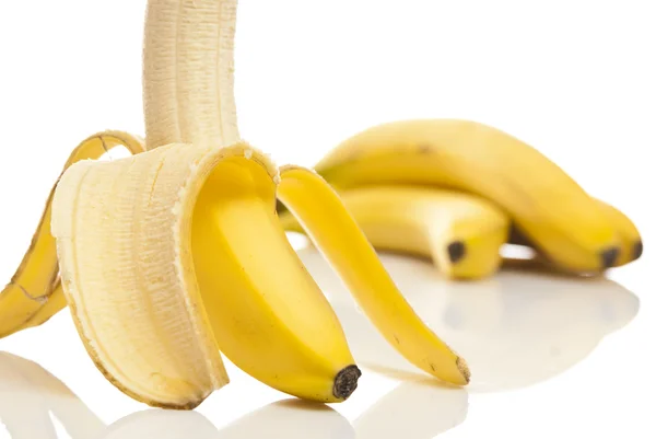 Ripe bananas isolated — Stock Photo, Image
