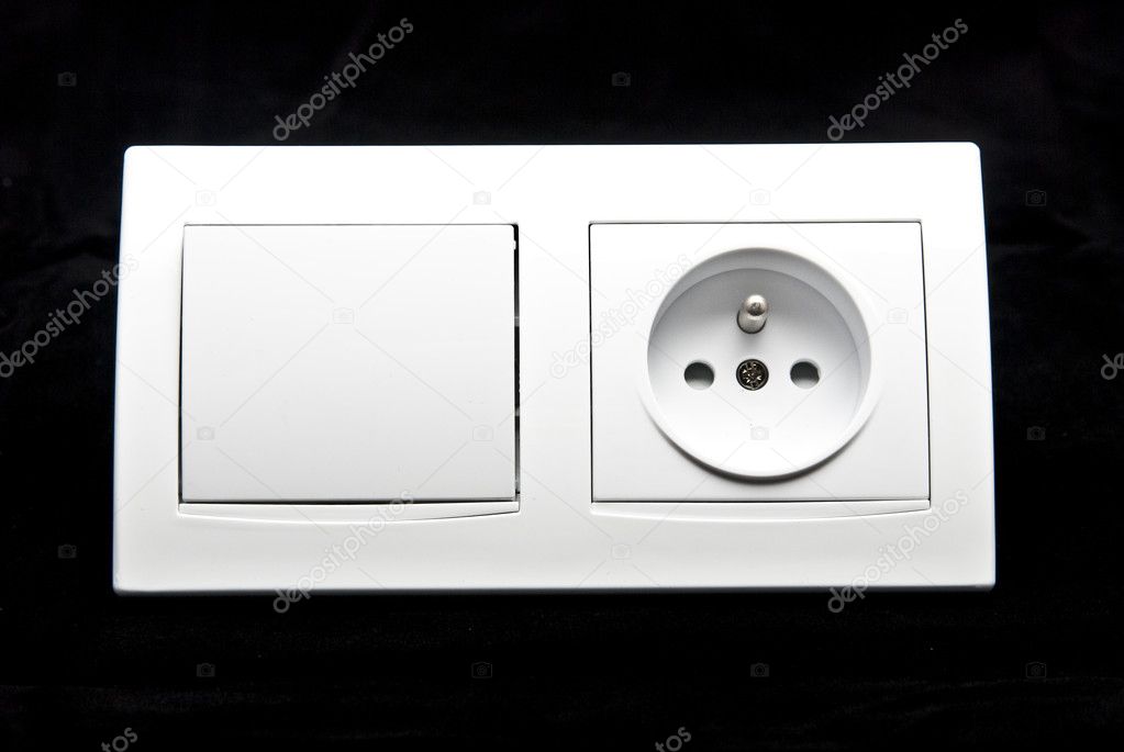 Electric switch and socket combination