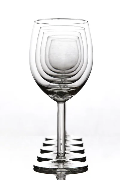 Ochelari de vin goi — Fotografie, imagine de stoc