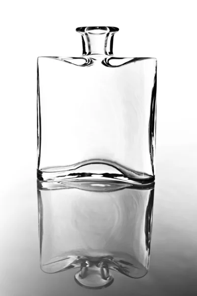 Transparently glass carafe — Stock Photo, Image