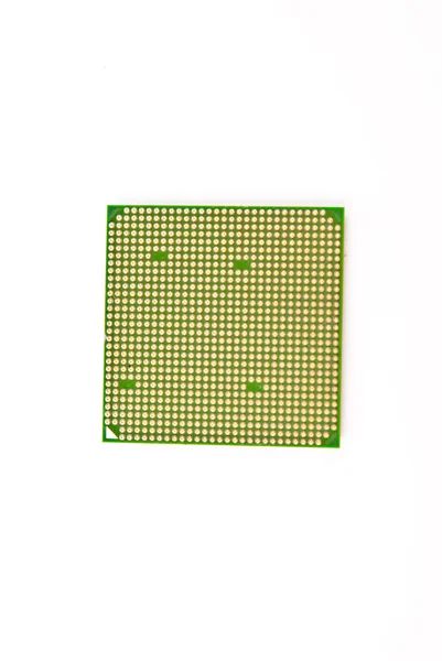 Detailní záběr počítačového procesoru — Stock fotografie