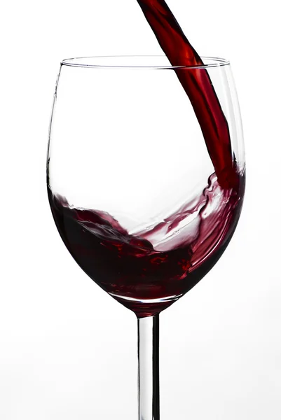 Wineglass with red wine — Stock Photo, Image