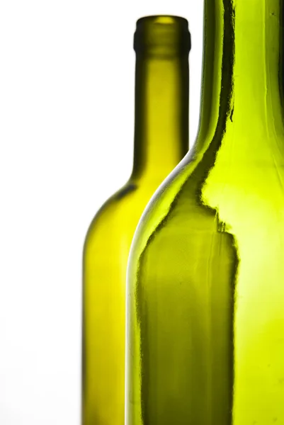Pustych butelek wina — Zdjęcie stockowe