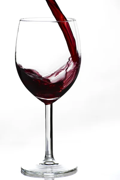 Wineglass with red wine — Stock Photo, Image