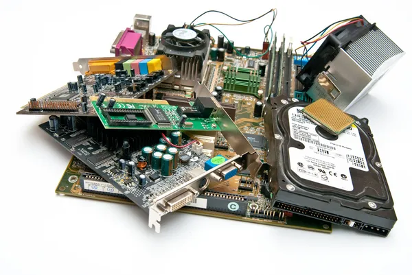 Componentes informáticos — Fotografia de Stock
