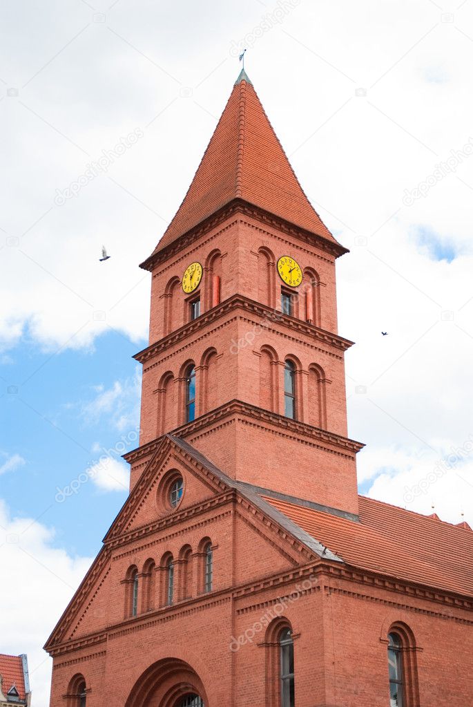 Church in Torun in Poland