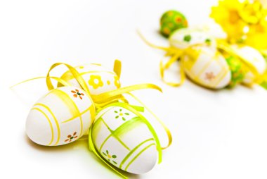 Easter eggs decoration clipart