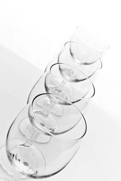 Üres wineglasses — Stock Fotó