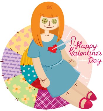 Voodoo doll clipart