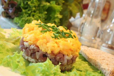 Jambonlu omlet.