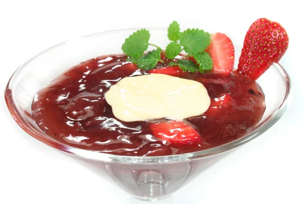 Red fruit jelly — Stock Photo, Image