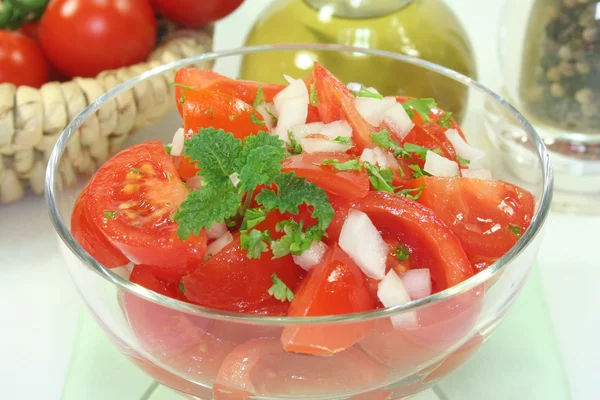 番茄沙拉 — 图库照片