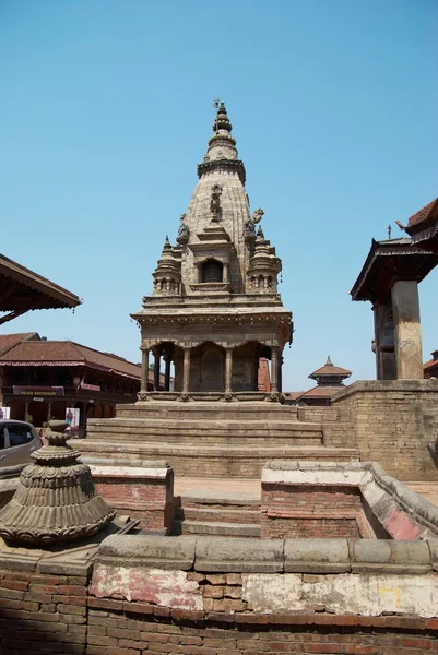 Tempio della città di Baktaphur, Nepal — Foto Stock