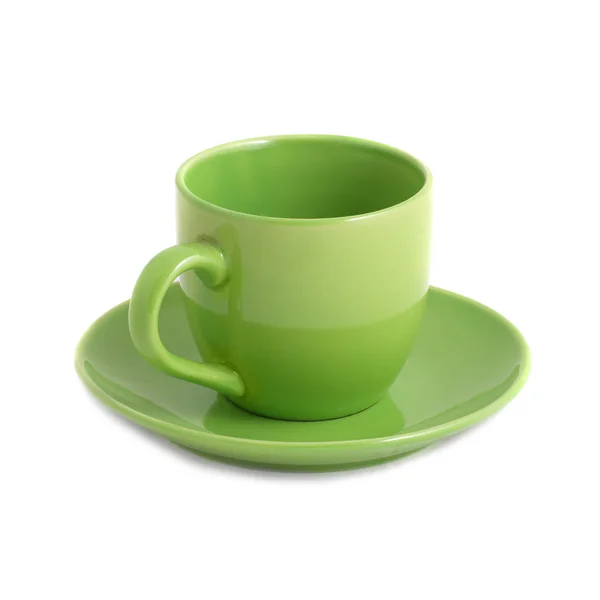 Green teacup — Stock Photo, Image