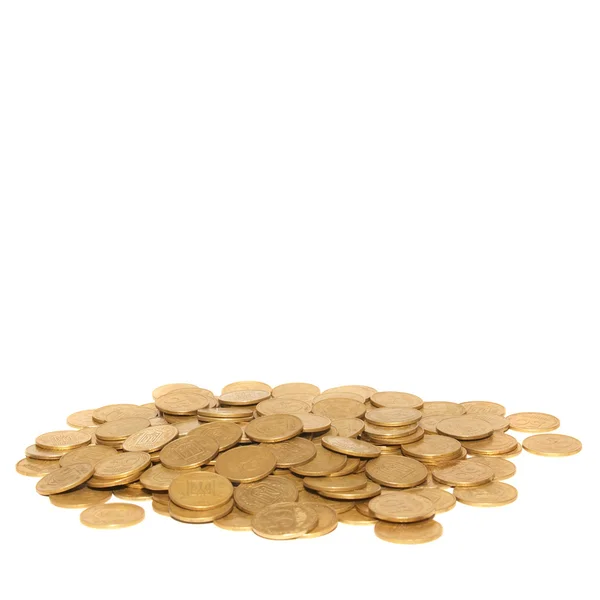 Stack of golden coins — Stock Photo, Image
