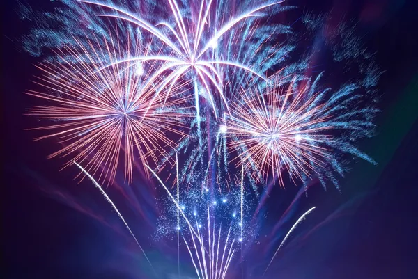 Artificii frumoase Fotografie de stoc