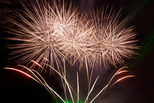 Artificii frumoase — Fotografie, imagine de stoc