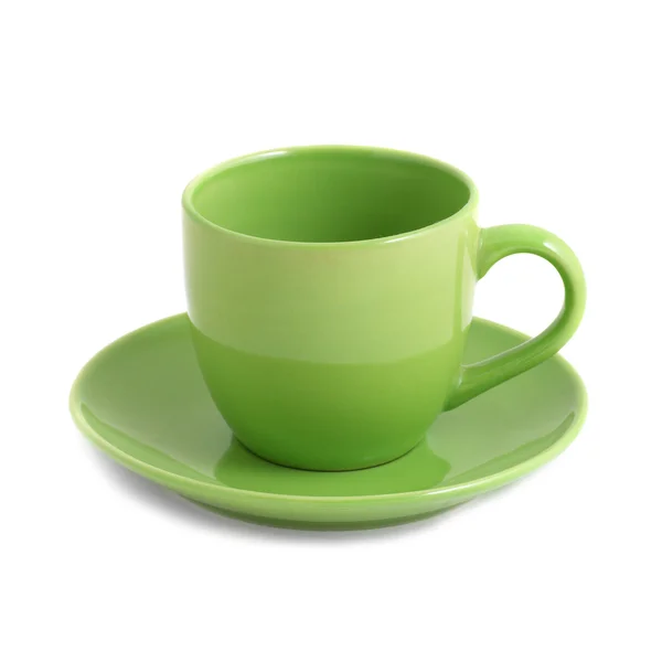 Зеленая чашка — стоковое фото