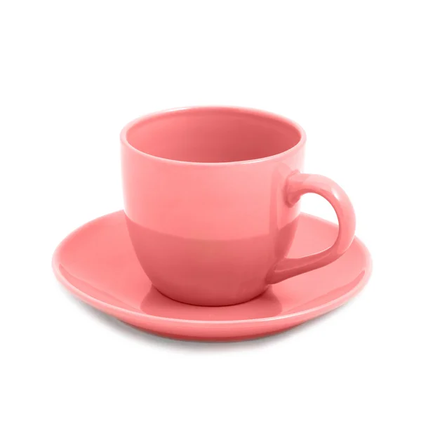 粉红色的茶杯 — 图库照片