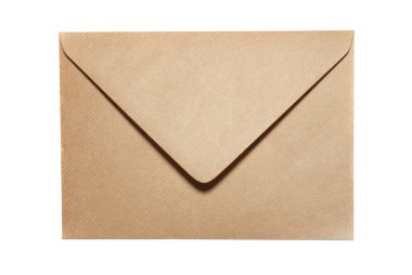 Closed paper envelope clipart