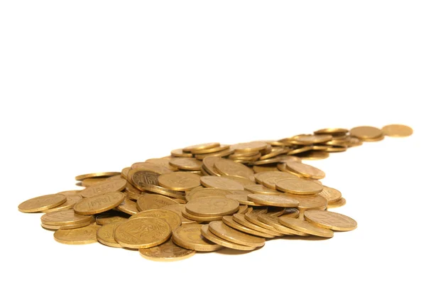 Strada di monete d'oro — Foto Stock