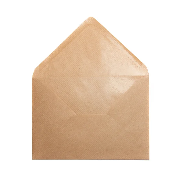 Umschlag mit offenem Papier — Stockfoto
