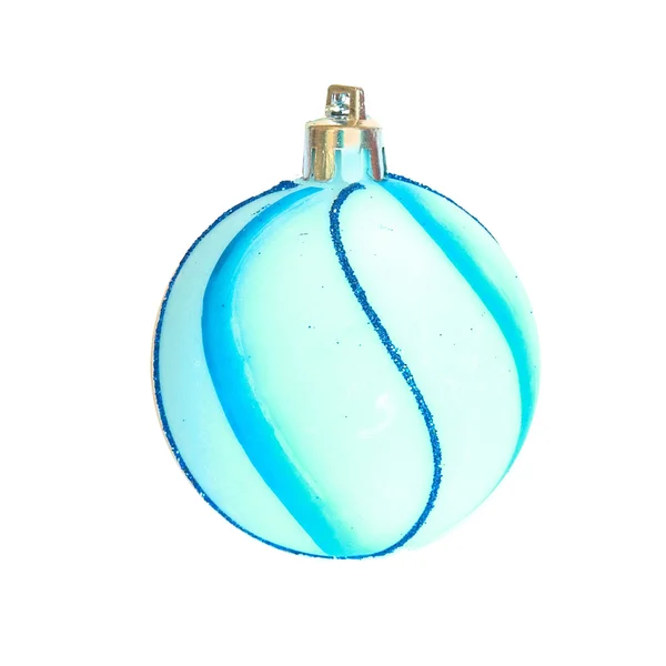 Boule de Noël bleue . — Photo