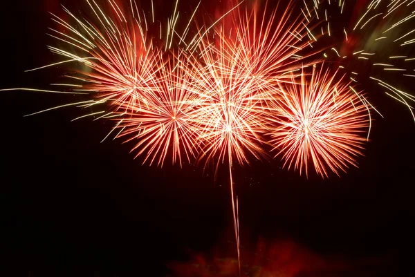 Beautiful fireworks Stock Photo