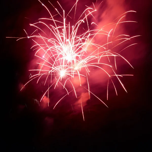 Fuochi d'artificio, saluto . — Foto Stock