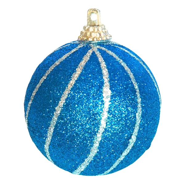 Bola azul de Navidad . — Foto de Stock
