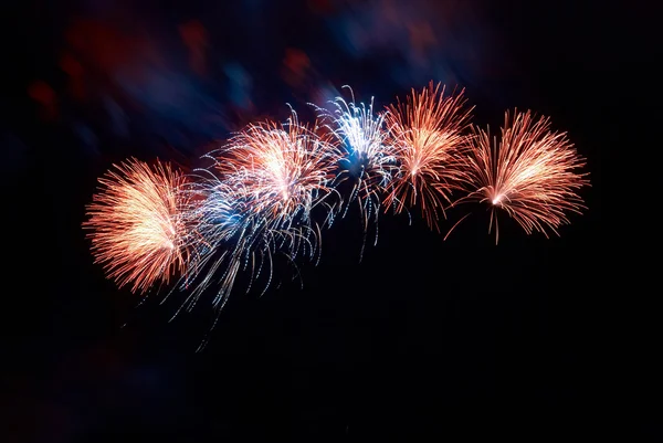 stock image Beautiful fireworks