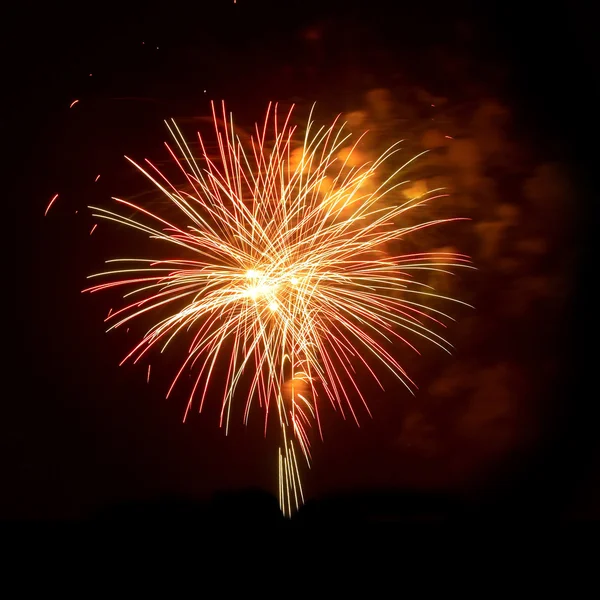 Schönes Feuerwerk — Stockfoto