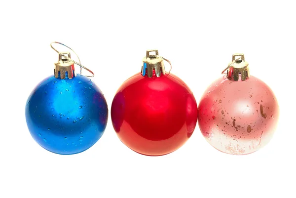 Three Christmas bauble. — Stock Photo, Image
