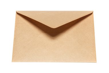 Closed paper envelope clipart