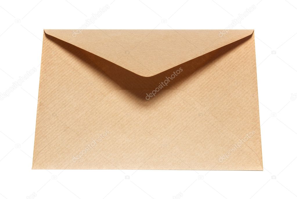 Closed paper envelope