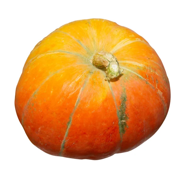 Оранжевая тыква изолирована на белом . — стоковое фото