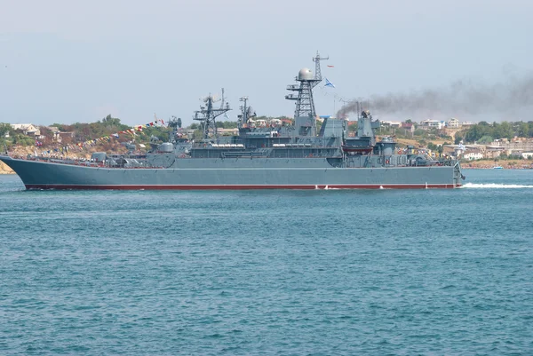 Russisches Kriegsschiff — Stockfoto