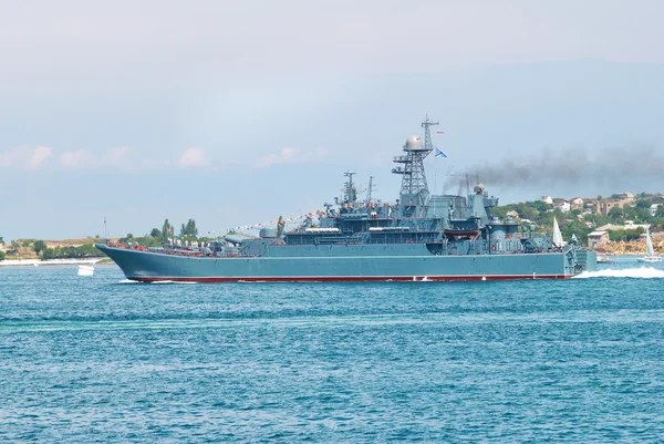 Russian warship — Stock Photo, Image