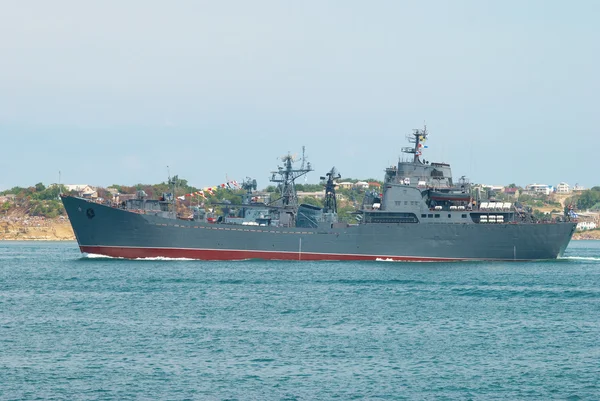 Russisches Kriegsschiff — Stockfoto