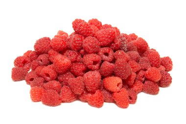 Pile of raspberries clipart