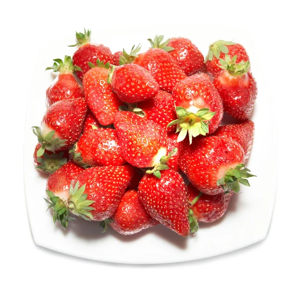 Červené jahody — Stock fotografie
