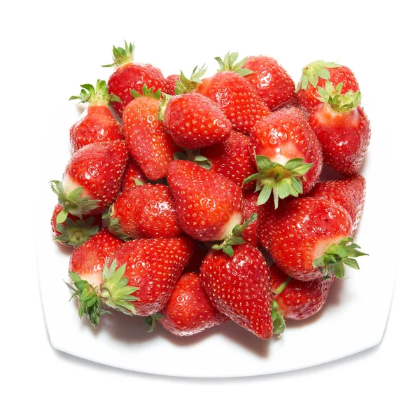 Červené jahody — Stock fotografie